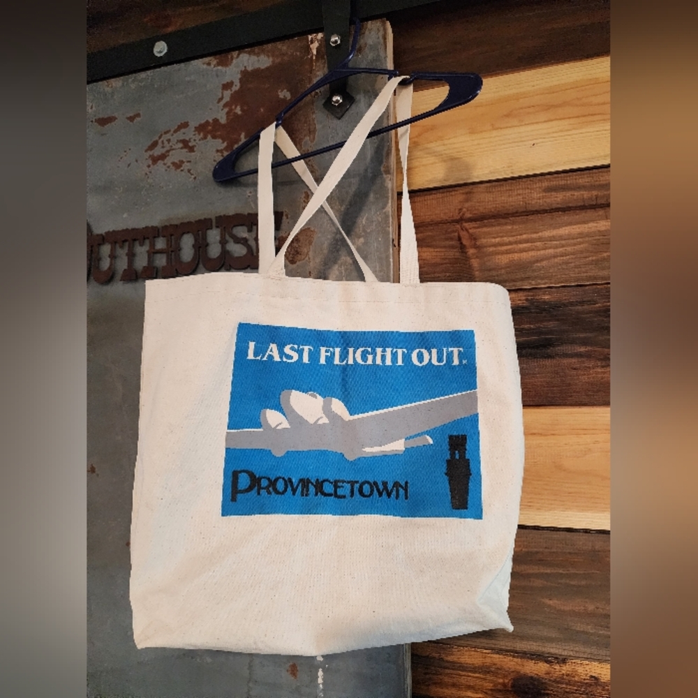 Provincetown Last Flight Out Canvas Tote Bag